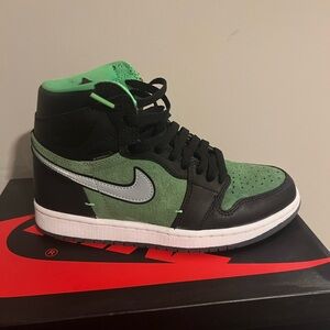 Nike Green and Black High-Top Sneakers